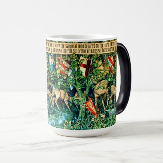 Medieval King Arthur William Morris Magische Mok (Voorkant rechts)