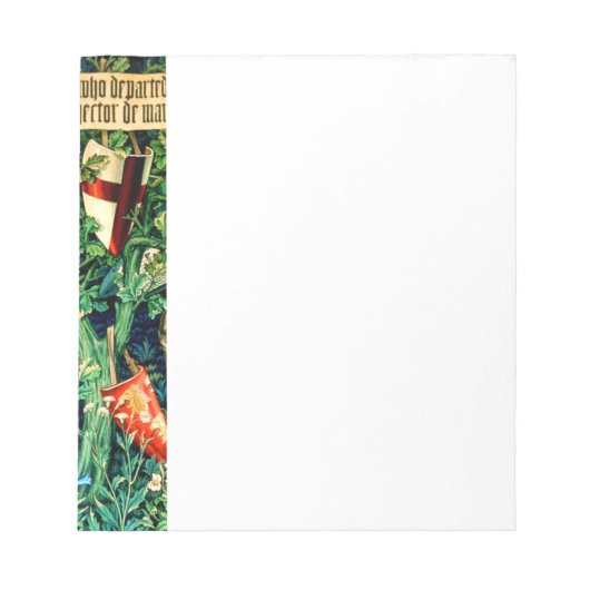 Medieval King Arthur William Morris Notitieblok (Voorkant)