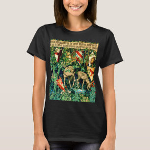 Medieval King Arthur William Morris T-shirt
