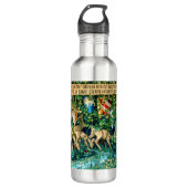 Medieval King Arthur William Morris Waterfles (Voorkant)
