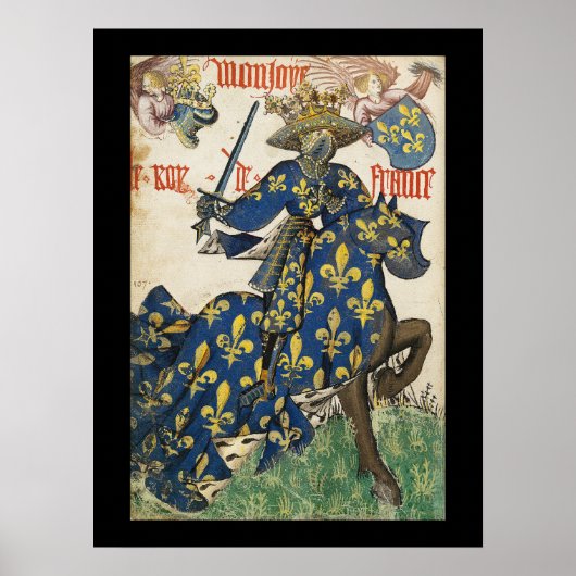 Medieval King of France Poster (Voorkant)