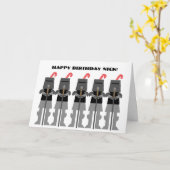 Medieval Knachten Birthday Kaart (Gele Bloem)