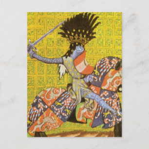 Medieval Knight Briefkaart
