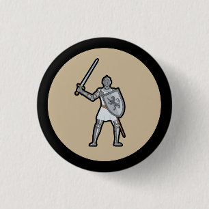 Medieval Knight Button