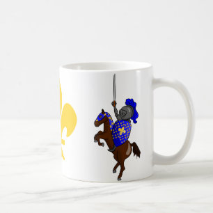 Medieval Knight en Fleur-de-Lis Mok