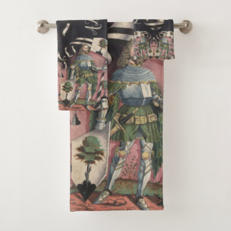 Medieval Knight Germany Vintage Art