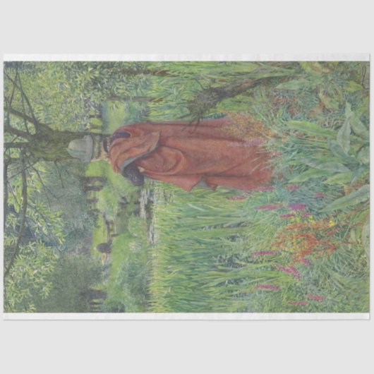 Medieval Knight (Idylls van de koning) Tissuepapier (Voorkant)