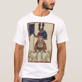 Medieval Knight naar voren gericht T-shirt (Voorkant)