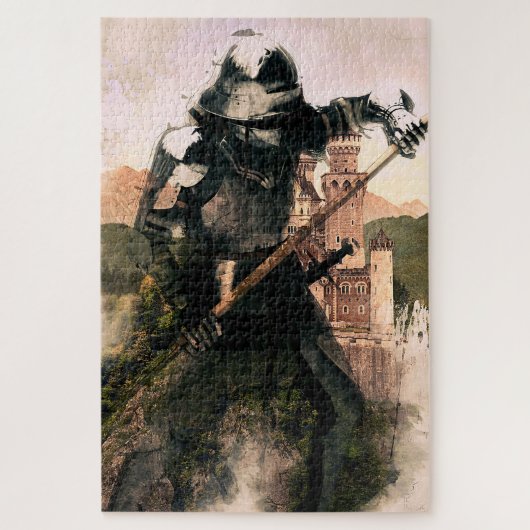 Medieval Knight of the Old Ages Legpuzzel (Verticaal)