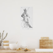 Medieval Knight Poster (Keuken)