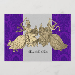 Medieval Knight Save the Date Cards
