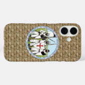 Medieval Knight Templar Case-Mate iPhone Case (Achterkant (horizontaal))