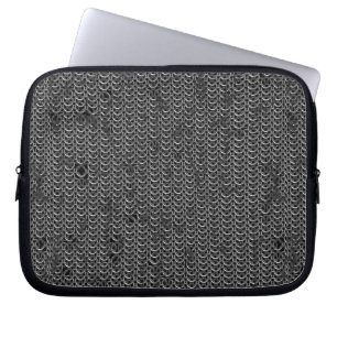 Medieval Knight Templar Chain Mail effect Laptop Sleeve