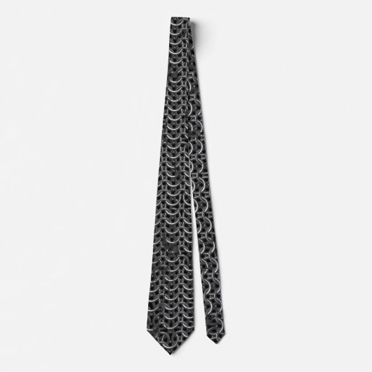 Medieval Knight Templar Chain-Mail effect Stropdas (Voorkant)