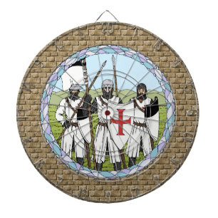 Medieval Knight Templar Dartbord