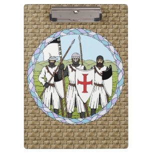 Medieval Knight Templar Klembord