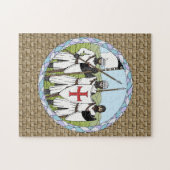 Medieval Knight Templar Legpuzzel (Horizontaal)