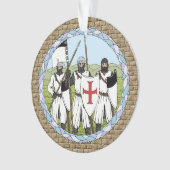 Medieval Knight Templar Ornament (voorkant)
