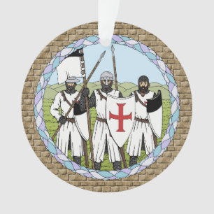 Medieval Knight Templar Ornament