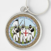 Medieval Knight Templar Sleutelhanger (Voorkant)