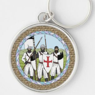 Medieval Knight Templar Sleutelhanger