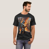 Medieval Knight Texting Meme Shirt (Voorkant volledig)