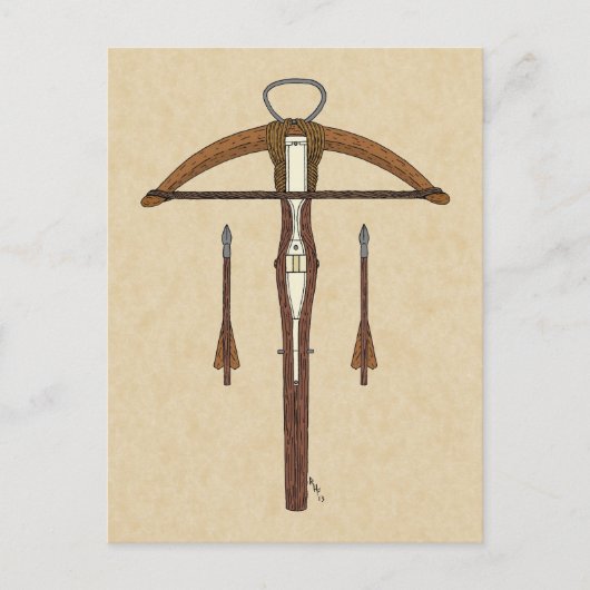 Medieval Krossbow met bouten Briefkaart (Voorkant)