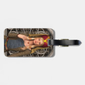 Medieval Lady Bagagelabel (Achterkant horizontaal)