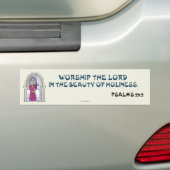 MEDIEVAL LADY BUMPERSTICKER 11 (Op auto)