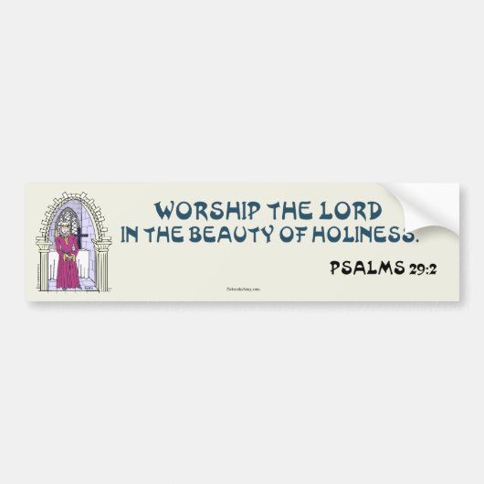 MEDIEVAL LADY BUMPERSTICKER 11 (Voorkant)