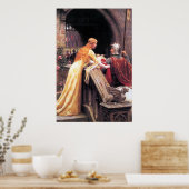 Medieval Lady en Knight Poster (Keuken)