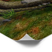 Medieval Lady Fantasy Art Forest Poster (Coin)