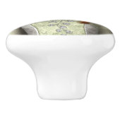 Medieval Lady Keramische Knop (Zijkant)