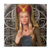 Medieval Lady Tegeltje (Voorkant)