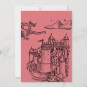 Medieval “Last Knight Out” Bachelorette Kaart (Achterkant)