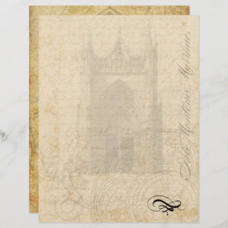Medieval Letterhead - Palimpsest Briefhoofd