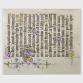 Medieval Manuscript Cadeaupapier (Vlak)