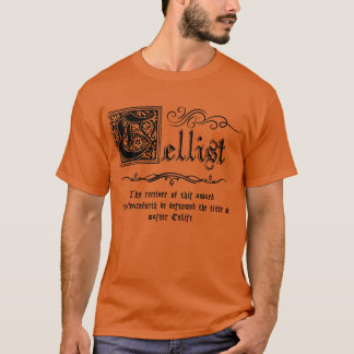 Medieval Master Cellist T-shirt