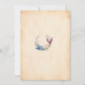 Medieval moeder van Dragon 40th Birthday Invitatio Kaart (Achterkant)