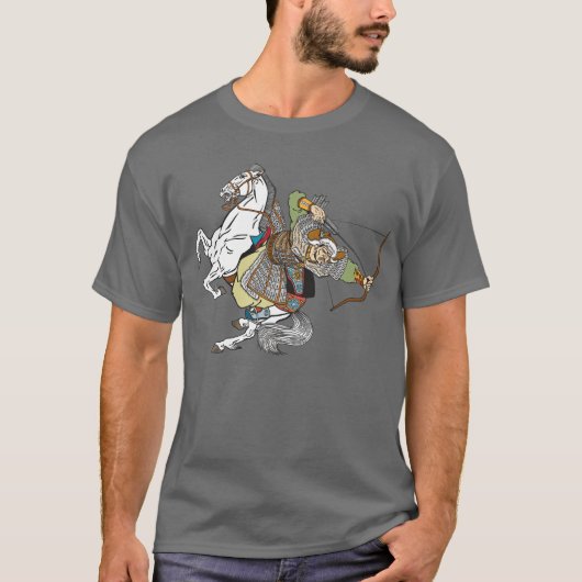 medieval Mongol-strijder T-Shirt (Voorkant)