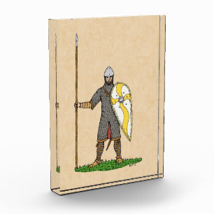 Medieval Norman Knight Circa 1066 Fotoblokken