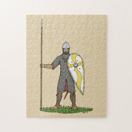 Medieval Norman Knight Circa 1066 Legpuzzel (Verticaal)