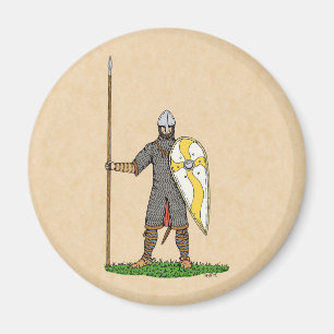Medieval Norman Knight Circa 1066 Magneet