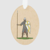 Medieval Norman Knight Circa 1066 Ornament (achterkant)