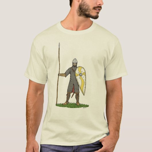 Medieval Norman Knight Circa 1066 T-shirt (Voorkant)