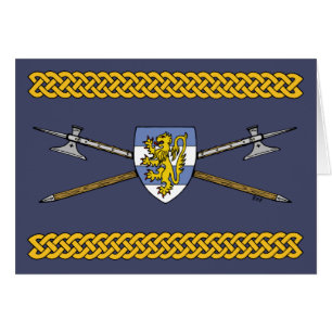 Medieval Poleaxen en Shield