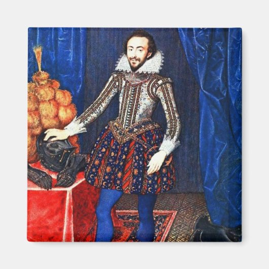 Medieval Portrait Magneet (Voorkant)