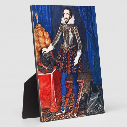 Medieval Portrait Plaque Fotoplaat (Zijkant)