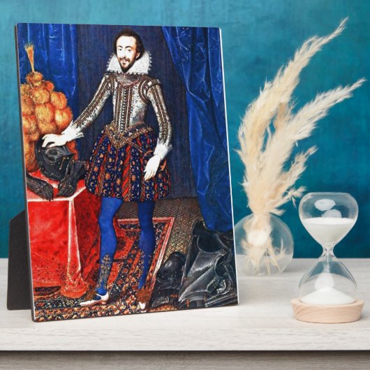 Medieval Portrait Plaque Fotoplaat (Zijkant)