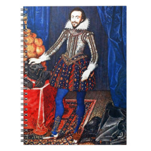 Medieval Portrait Spiral Notitieboek